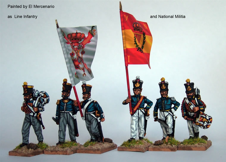 Perry Miniatures Guerre Carliste ISA22 commandement 28mm