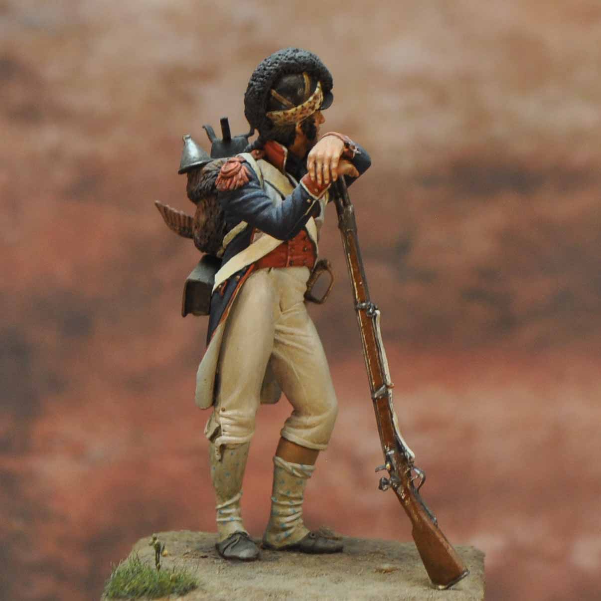 Art Girona Napoleonic Line Fusilier figurine France 1796