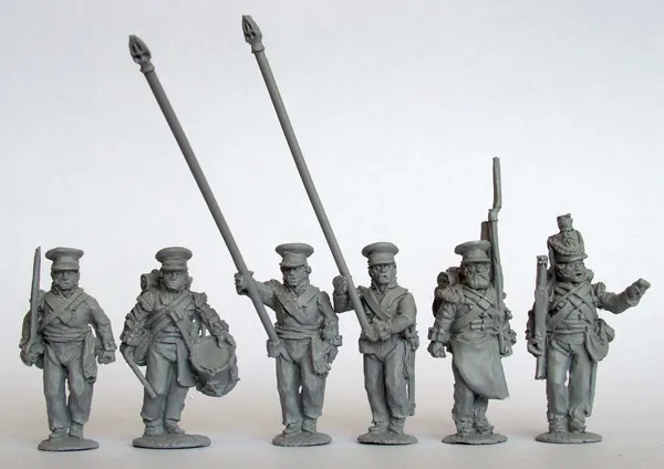 Perry Miniatures Napoleonic BH13 figurines Hanovriens avancée