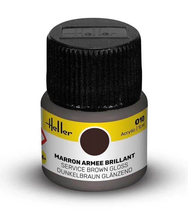 Heller Historical Collection 010 peinture acrylique marron armée brillant