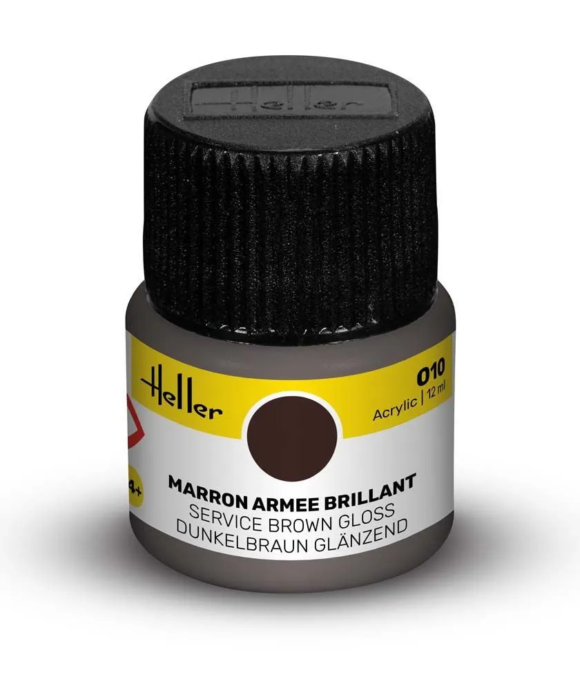 Heller Historical Collection 010 peinture acrylique marron armée brillant