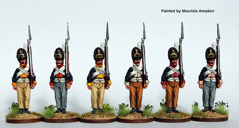 Perry Miniatures EP 15 Grenadiers figurines métal garde-à-vous