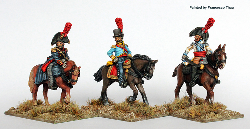 Perry Miniatures SPA33 Colonels figurines 28mm montés