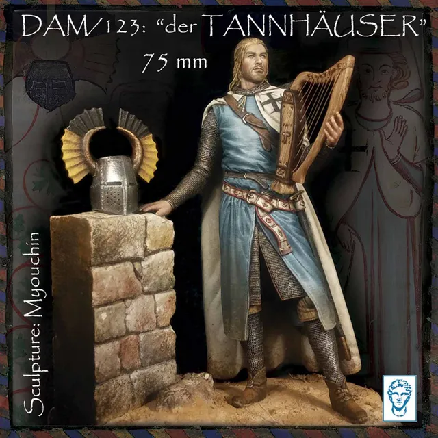 ART GIRONA Miniatures der Tannhäuser figurine 54mm métal