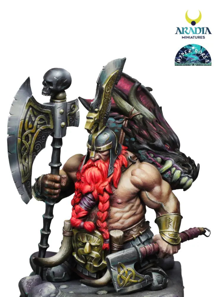 Aradia Hyperborea Nöri Dvergar figurine 75 mm résine