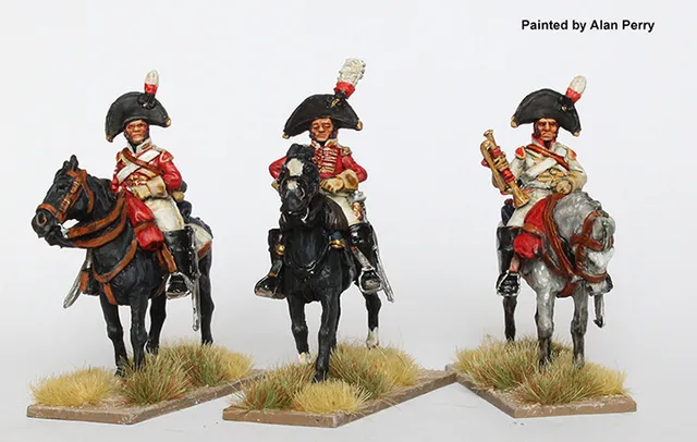 Perry BH167 Dragons lourds commandement figurines 28mm