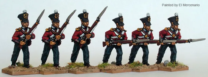 Perry Miniatures Carlist War ISA59 Royal Marines figurines charge