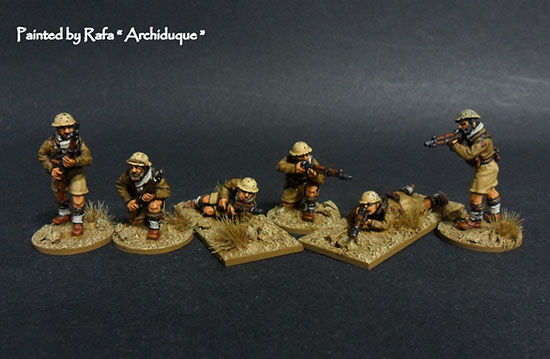 Perry Miniatures World War 2 FWW 7 figurines Légion casques