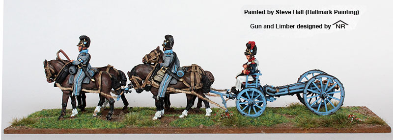 Perry Miniatures Napoleonic BAV 25 attelage obusier figurines métal