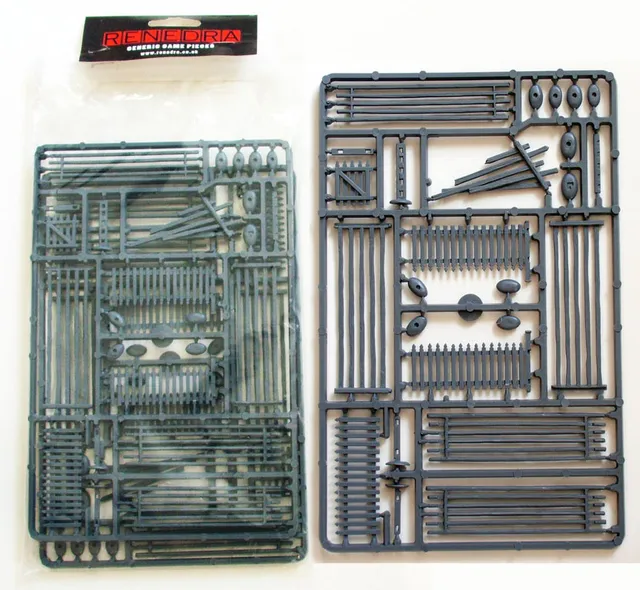 Perry Miniatures B10 accessoires clôtures américaines piquet rail