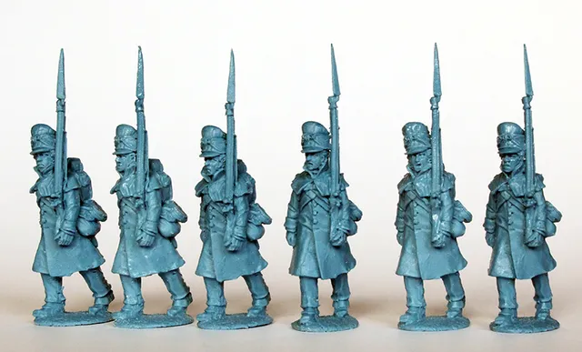 Perry Miniatures BH 172 infanterie capote marche 28mm