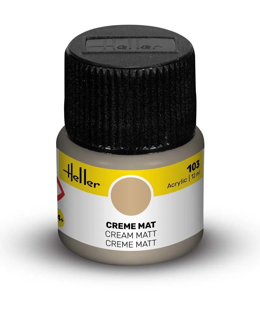 Heller Historical Collection Peinture Acrylic 103 peinture crème mat