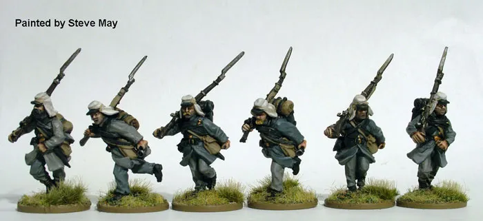Perry Miniatures ACW56 Confederate Infantry figurines course