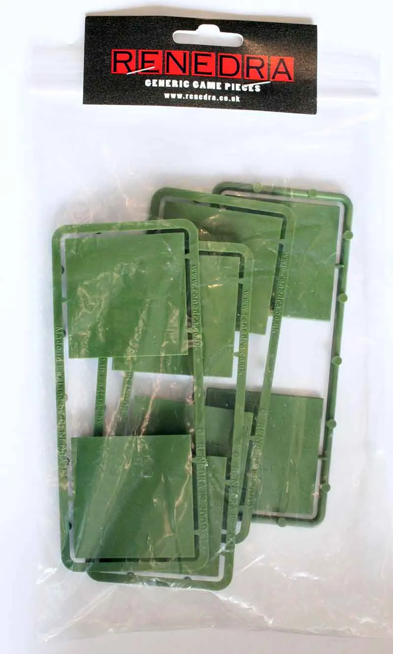 Perry Miniatures B49 socles verts 50x50 mm x8