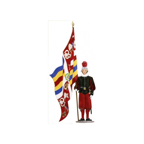 Art Girona Miniatures Swiss Guard Flag Bearer figurine garde suisse