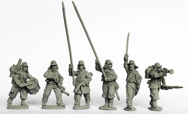 Perry Miniatures Triple Alliance TA 13 figurines infanterie argentine kepis