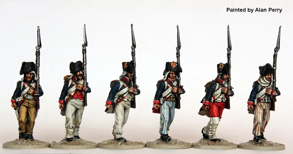 Perry Miniatures FE48 Fusilier figurine marche attaque 1798