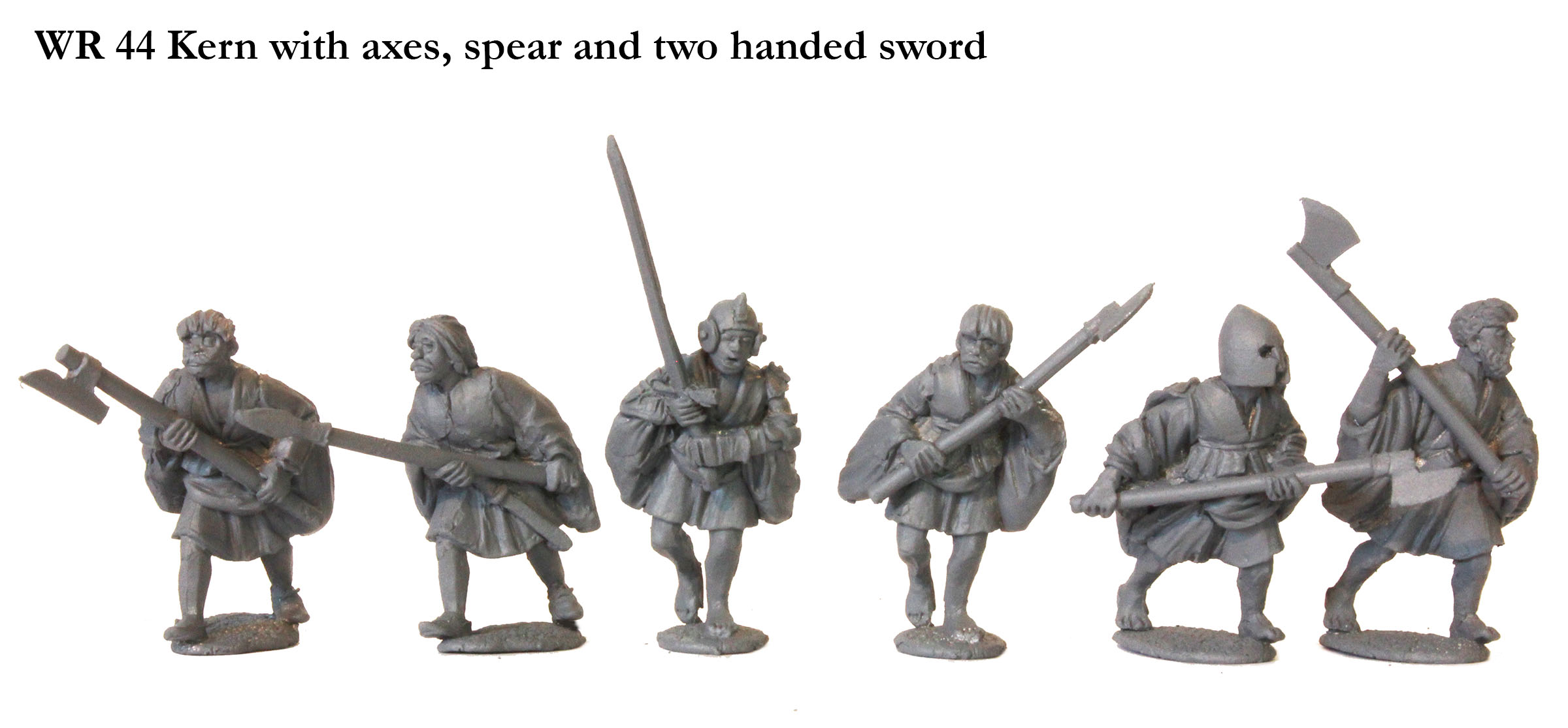 Perry Miniatures War of Roses WR 44 figurines kern irlandais