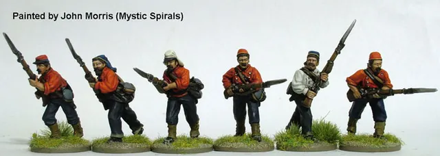 Perry Miniatures American Civil War ACW58 figurines 28mm zouaves