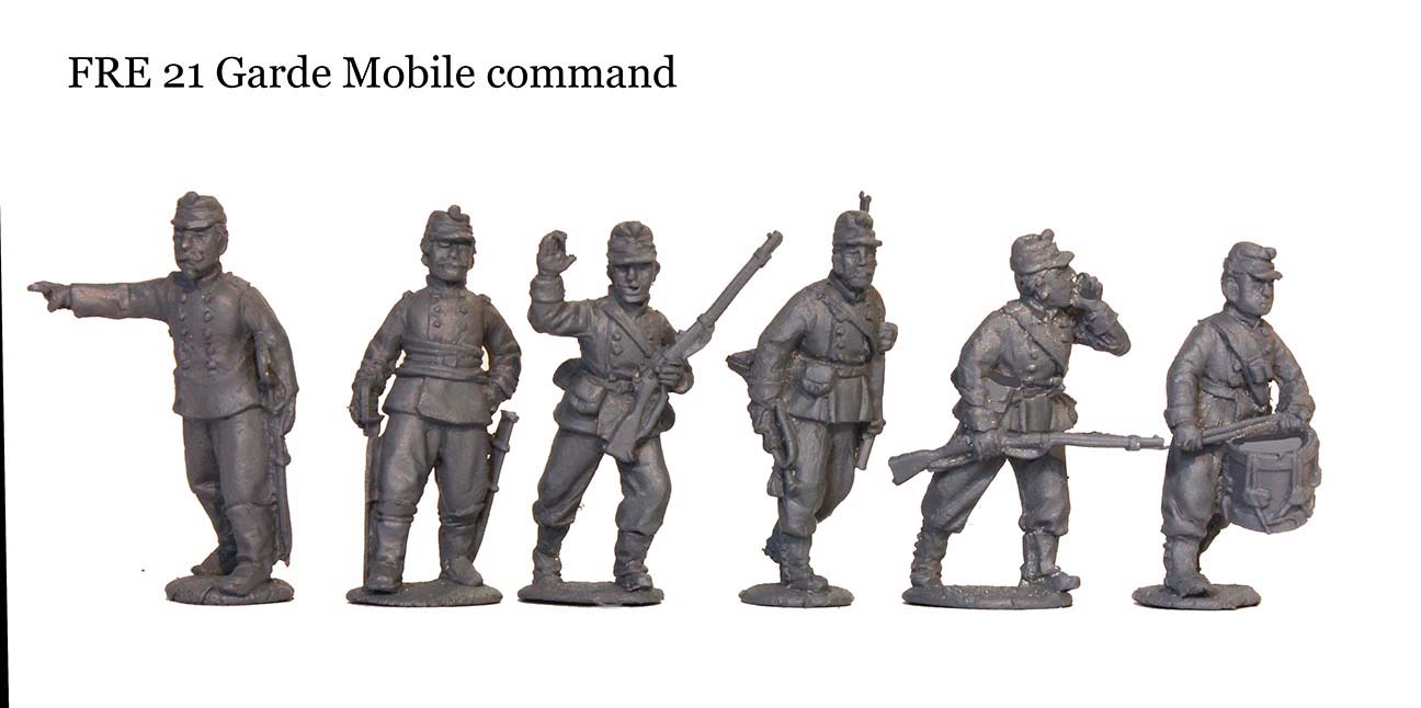 Perry Miniatures Franco-Prussian FRE21 Garde Mobile figurine 28mm