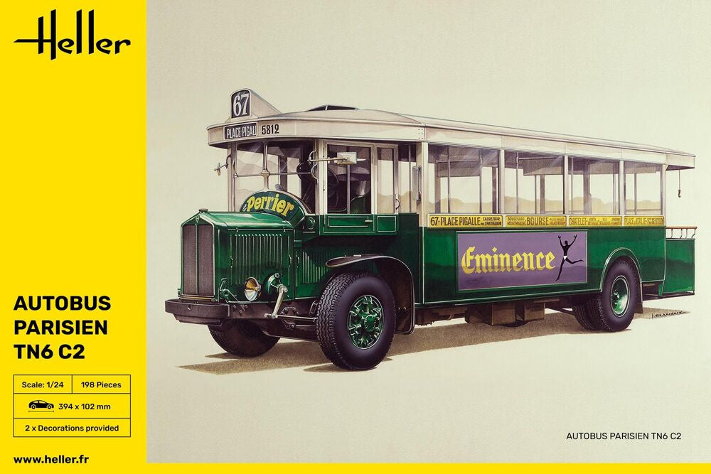 Heller Historical Collection Autobus TN6 C2 1/24 maquette bus