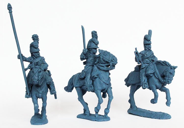 Perry Napoleonic DAN 23 figurines dragons légers commandement galop