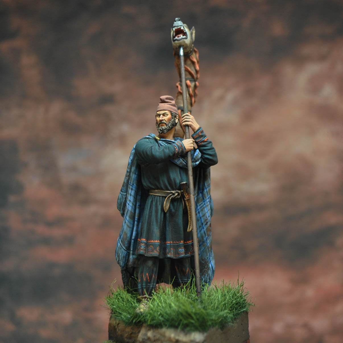 Art Girona Serie Historical Decebalus figurine roi Dacie