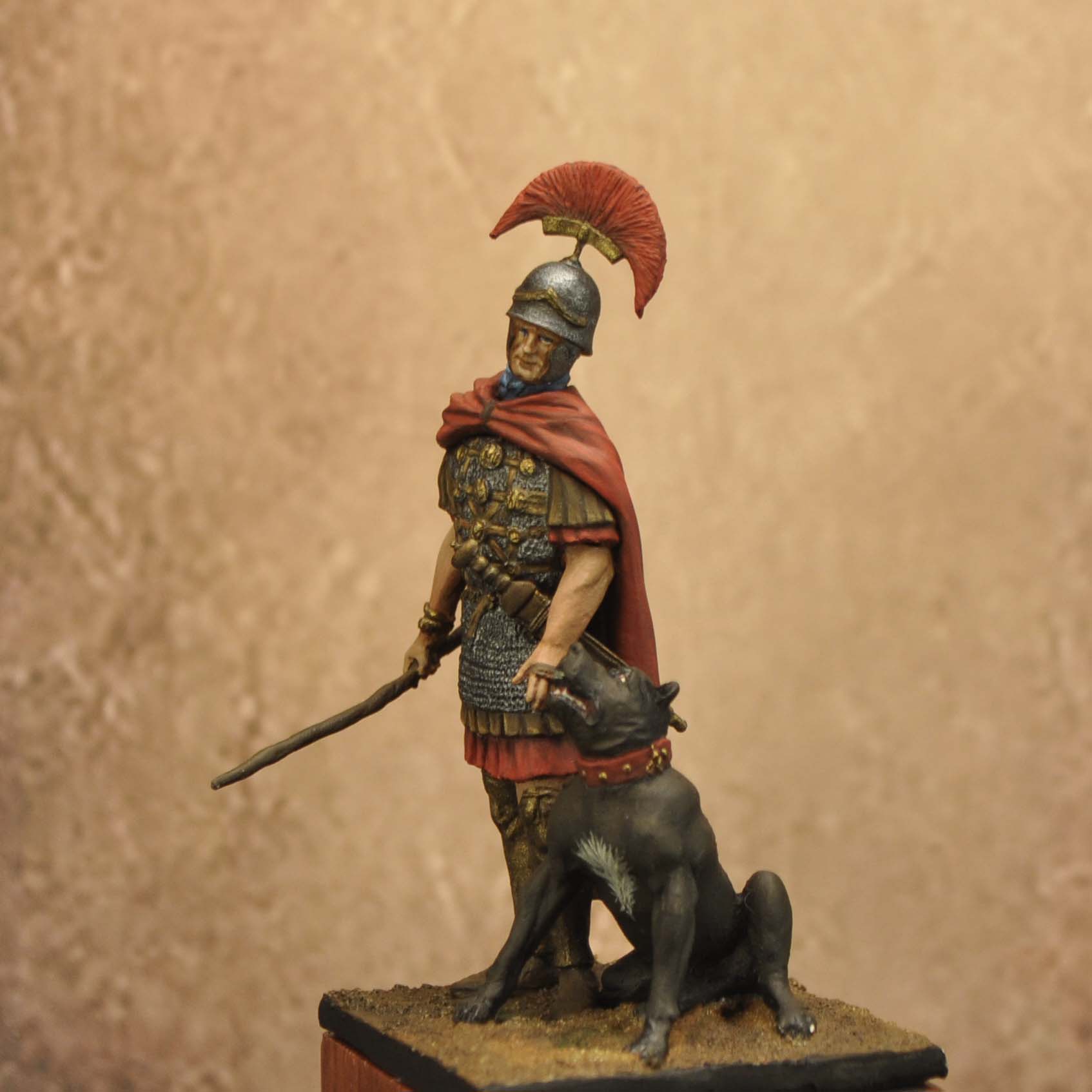 ART GIRONA Historical Roman Centurion 76 BC figurine