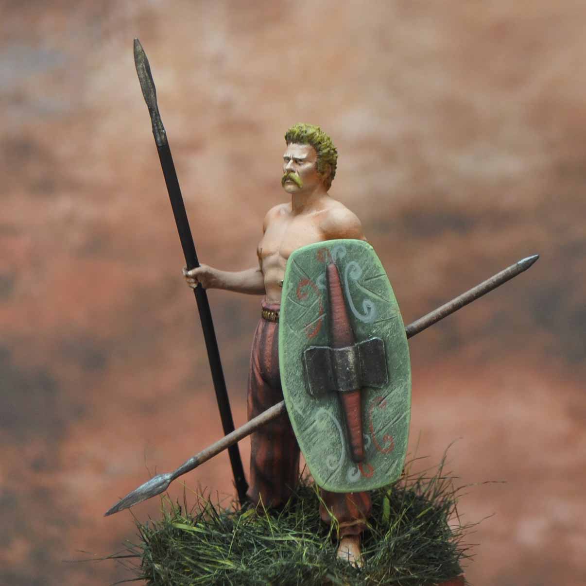 ART GIRONA International Serie Celtic Warrior figurine 54 mm