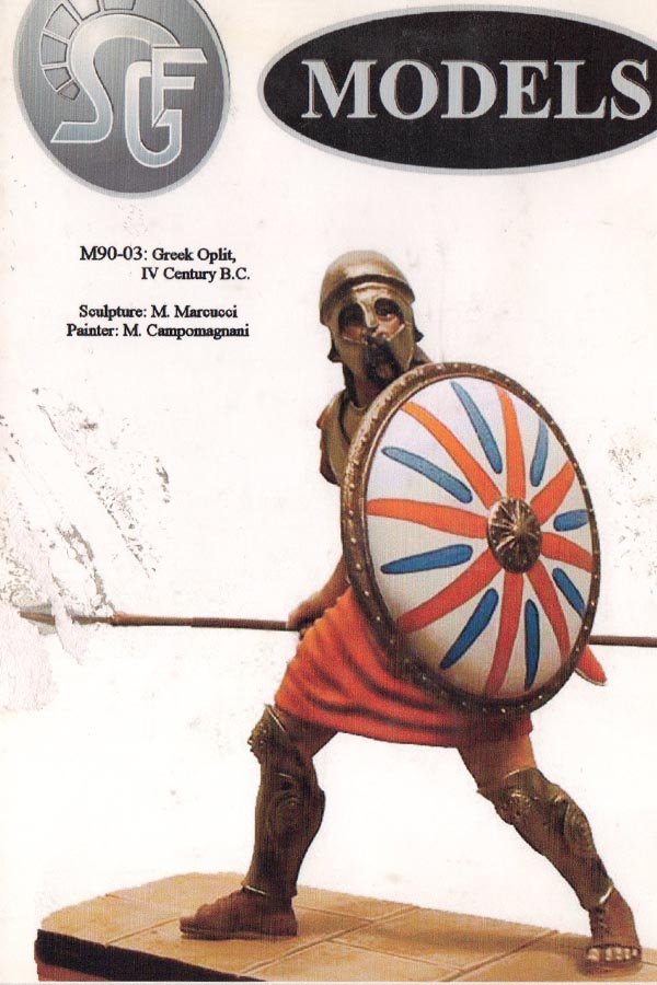 Art Girona Miniatures Hoplite grec figurine 54mm IVe av JC