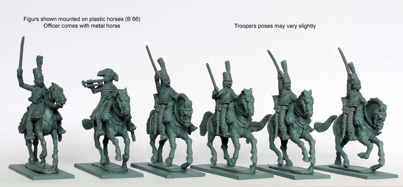 Perry Miniatures REVF 26 Chasseurs à cheval figurines commandement