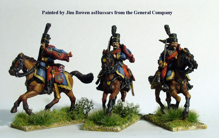 Perry AWI AW168 hussards au galop figurines pelisse