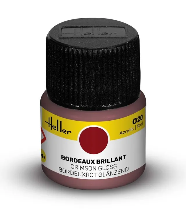 Heller Historical 020 peinture acrylique bordeaux brillant