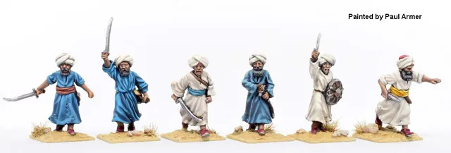 Perry Miniatures OT 29 fellahs égyptiens figurines sabres 28mm