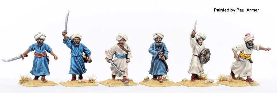 Perry Miniatures OT 29 fellahs égyptiens figurines sabres 28mm