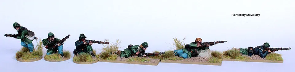 Perry ACW 87 figurines Berdan Sharpshooters 28mm