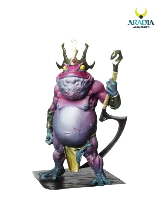 Aradia Classic Fantasy Toad King figurine résine