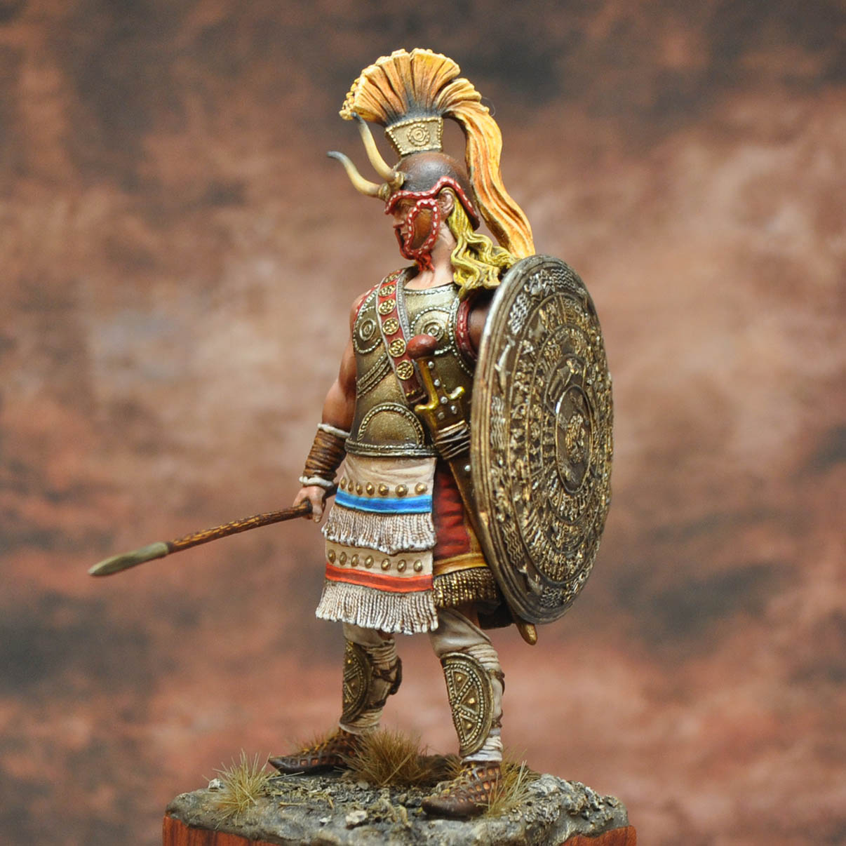 Art Girona Mythology Achille figurine à peindre