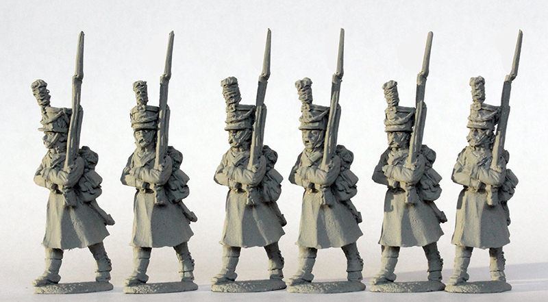 Perry Napoleonic DAN 14 grenadiers figurines métal manteau