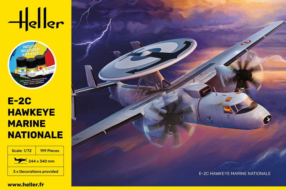 Heller Starter Kit E-2C Hawkeye maquette 1/72 avion