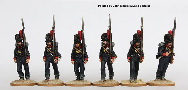Perry Miniatures Napoleonic SPA 9 figurines fusiliers espagnols 28mm