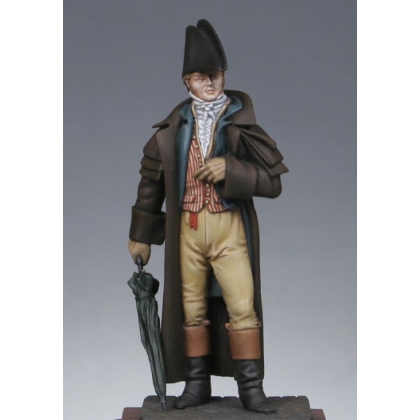 Art Girona Miniatures Bourgeois 1er Empire manteau figurine