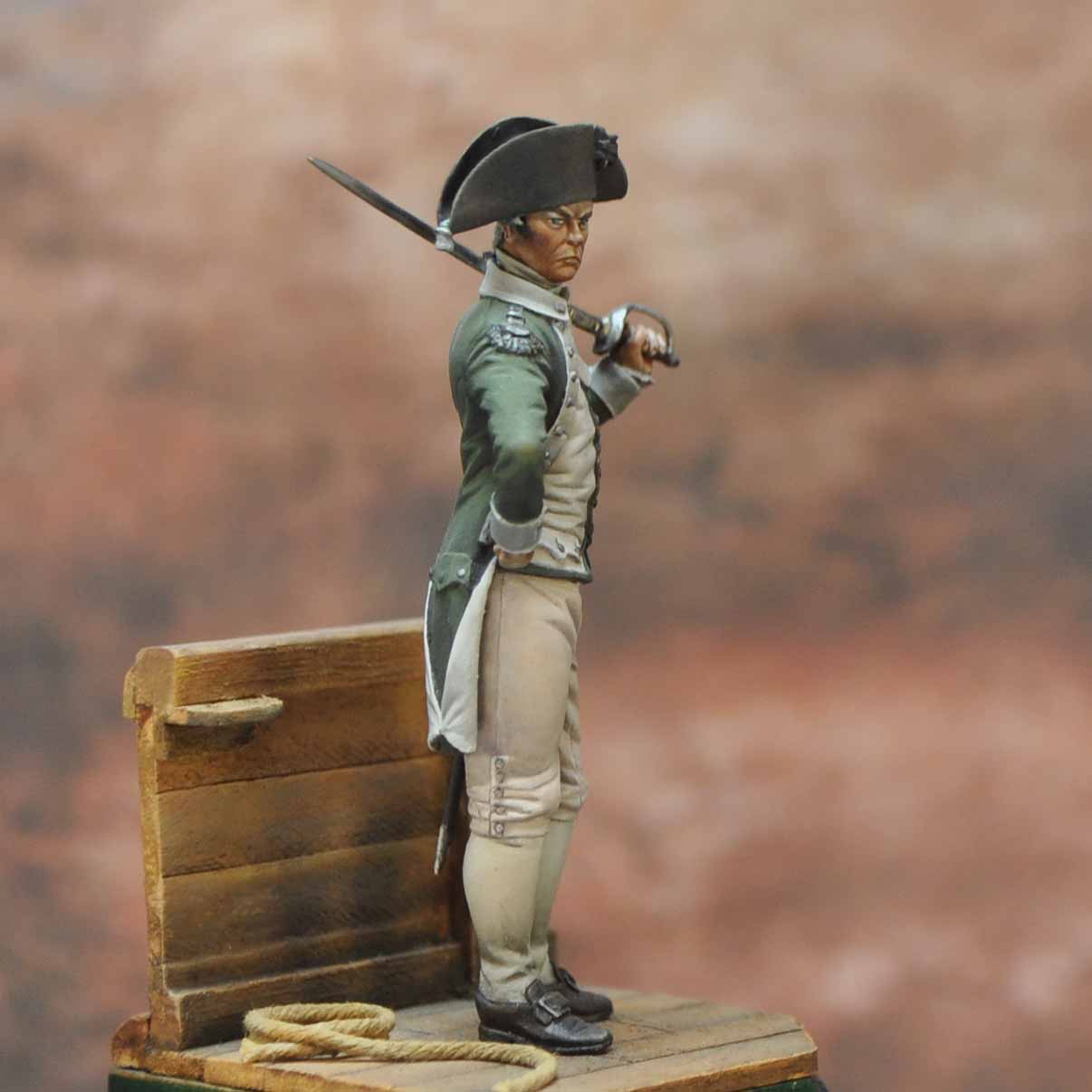 Art Girona International Continental Marine 1775 figurine