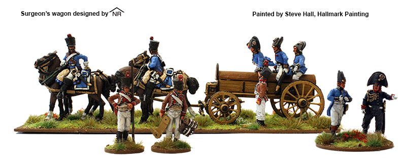 Perry Miniatures Napoleonic FN 179 figurines chariot chirurgien 28mm