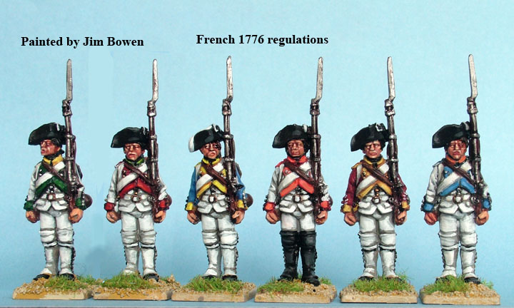 Perry Miniatures AW150 figurines fusiliers français 1776