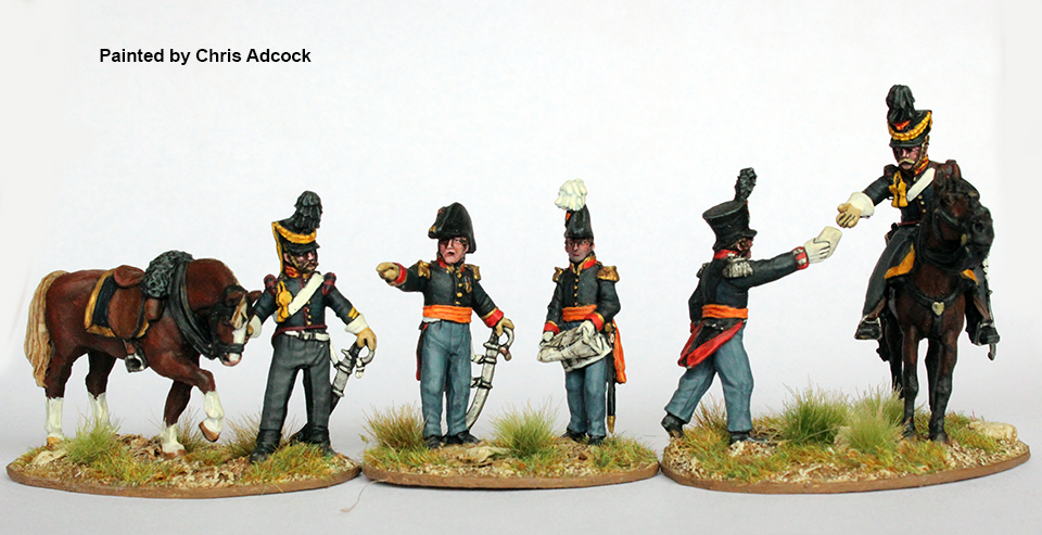 Perry Miniatures Napoleonic DB2 figurines état-major hollandais