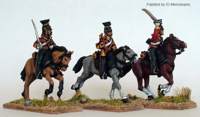 Perry Miniatures Carlist War ISA56 BAL commandement lanciers 28mm