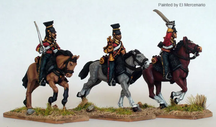 Perry Miniatures Carlist War ISA56 BAL commandement lanciers 28mm