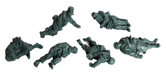 Perry Miniatures Triple Alliance TA63 figurine blessés paraguayens
