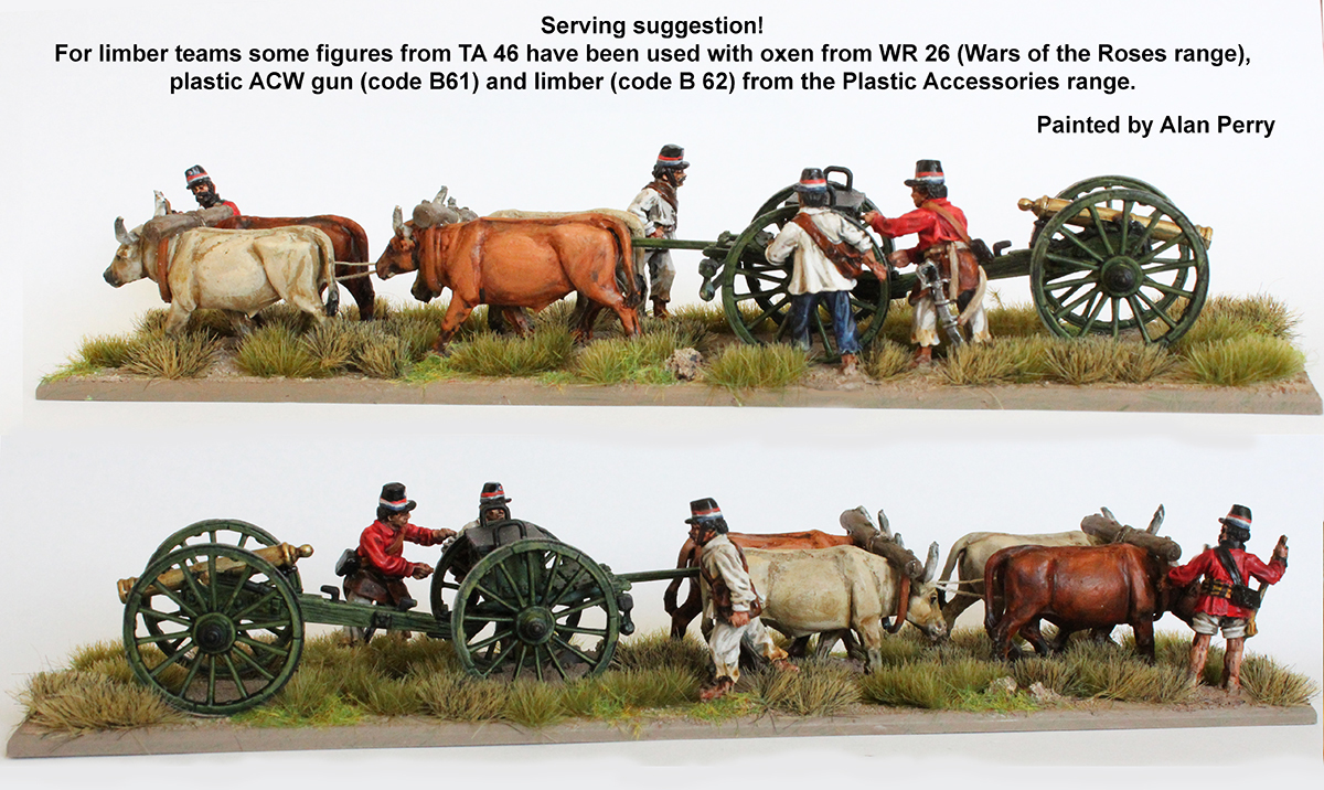 Perry Miniatures Triple Alliance TA 46 artillerie paraguayenne